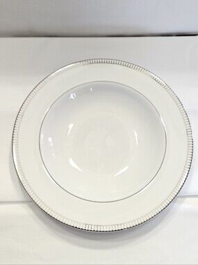 "Paramount Platinum" Large Rim Soup Bowl by Royal Doulton.